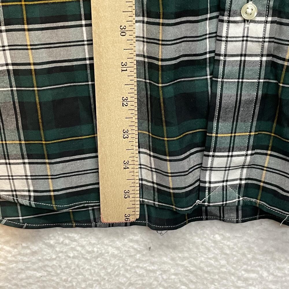 Polo Ralph Lauren Shirt Mens 3XB Green Plaid Big & Tall Long Sleeve Button Down - Picture 11 of 12